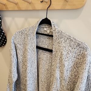 Madewell 2017 Black, White & Gray Open-Front Cardigan